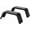 Black, variant on Acekid 2 Pack Single Axle Trailer Fenders for 14"-16" Tires, Heavy Duty 14 Gauge Steel, Black