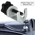 thumbnail image 5 of Extractor mecánico de ventanas de coche, extractor de brazo de limpiaparabrisas (plateado y negro) (1 unidad), 5 of 5