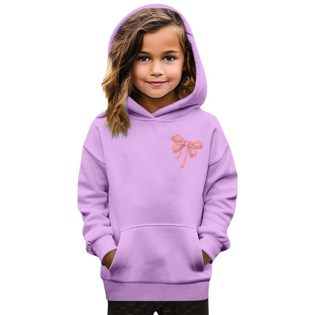 Chandail en Molleton Tween pour Garçons Manches Longues Filles Imprimé Sweat à Capuche Surdimensionné Col Rond Vêtements d'Automne Vêtements pour Tout-Petits Filles 11-12 Ans