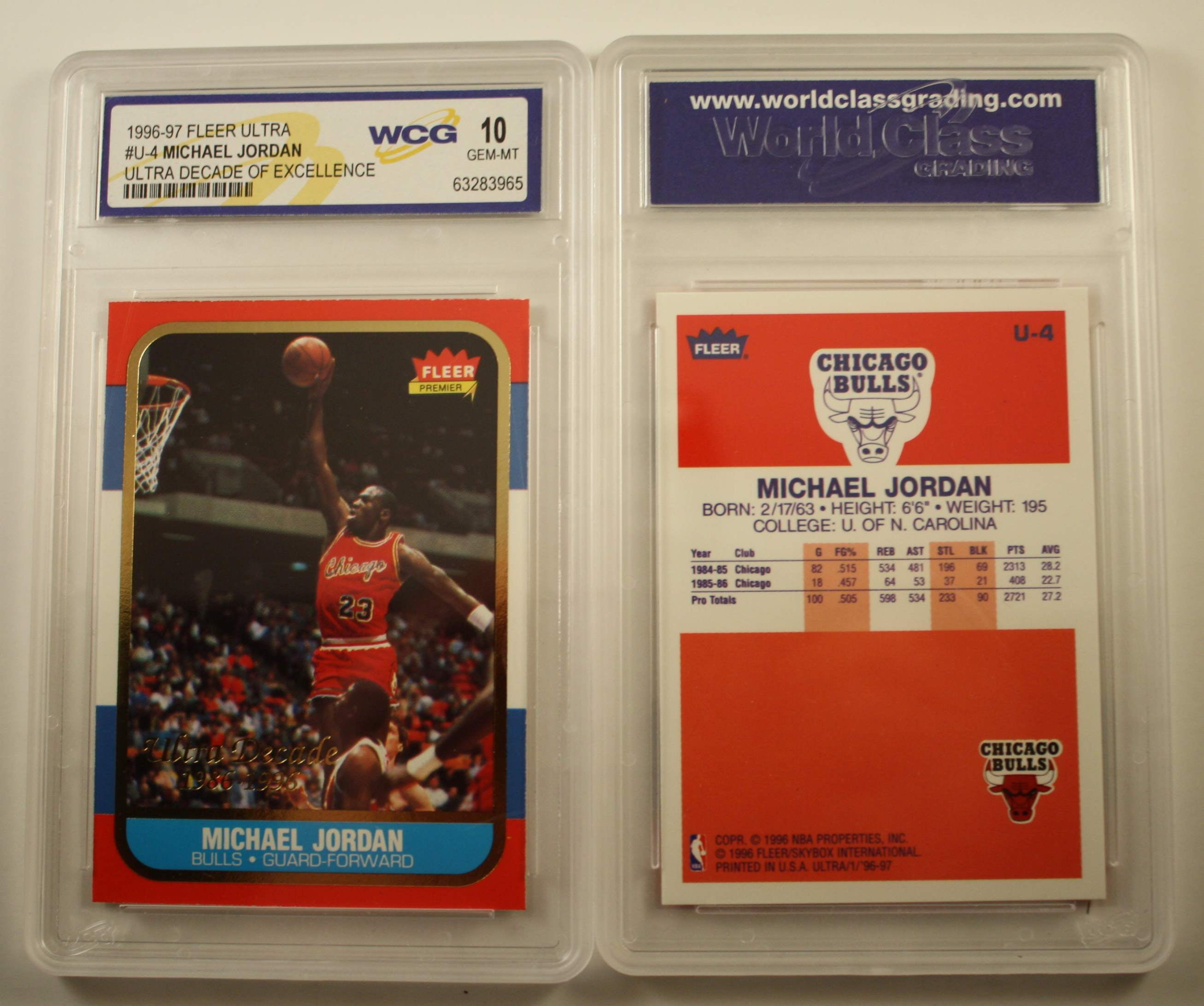 1996 fleer michael jordan rookie card
