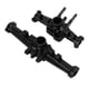 thumbnail image 2 of Juego de cubierta de carcasa de eje delantero y trasero RC, mecanizado CNC, piezas de actualización de coche RC de alta resistencia para coche Traxxas 1/18 RC negro, 2 of 12