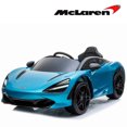 thumbnail image 1 of VOLTZ TOYS 12V Ride on Car for Kids, Mclaren 720S with Remote Control, Leather Seat, Butterfly Doors, Bluetooth MP3 and LED Lights, Licensed Model (Blue), 1 of 6