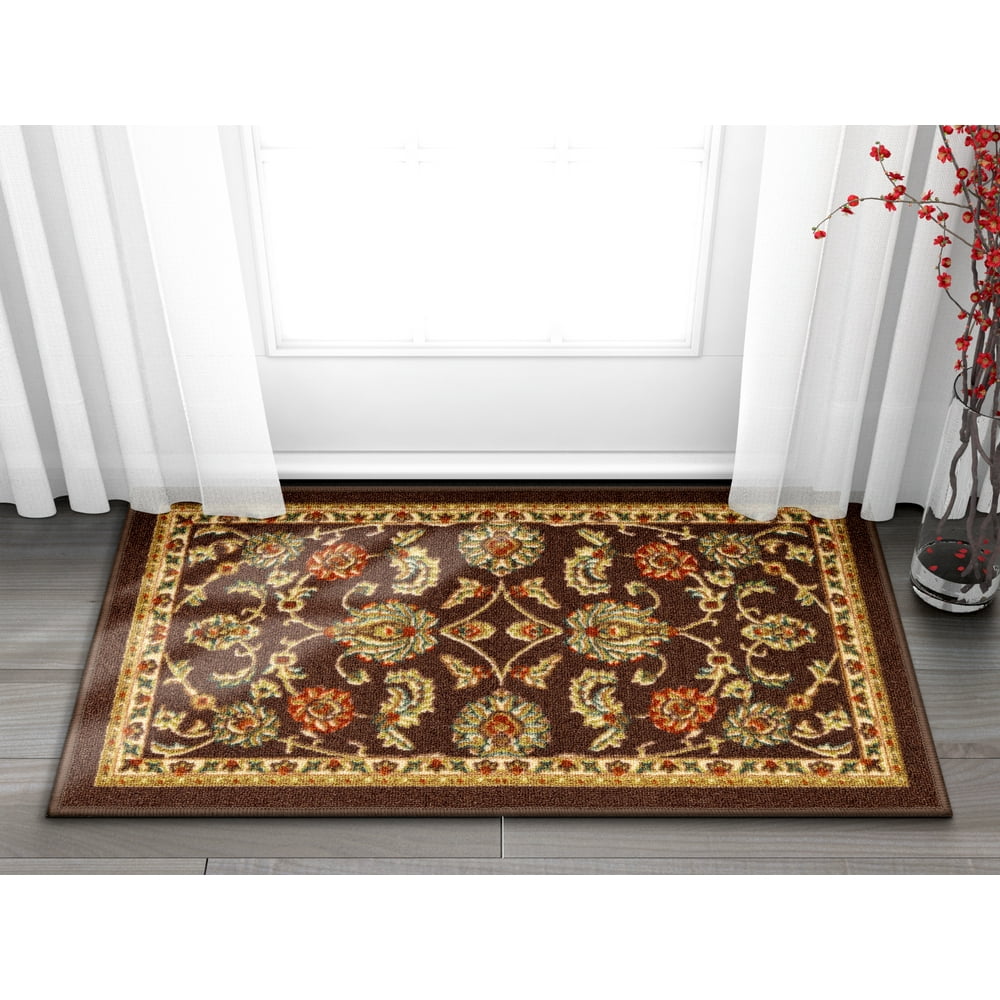 Well Woven NonSkid/Slip Rubber Back Antibacterial Area Rug Timeless