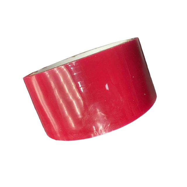 Destyer Funny Sticky Ball Rolling Tapes for Entertaining Game Cherry Red 10m 1Set