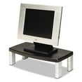 thumbnail image 2 of 3m/commercial Tape Div. Extra-wide Adjustable Monitor Stand, 20" X 12" X 1" To 5.78", Silver/black, Supports 40 Lbs, 2 of 10