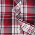 thumbnail image 4 of Camisa vaquera a cuadros COEVALS CLUB para hombre con botones a presión de perlas, 4 of 7
