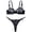 Black, variant on Lingerie for Women Underwired Push Up Embroidered Bra and Panty Set Lace Sexy Underwear