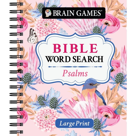 Brain Games Bible Word Search: Psalms and Prayer Puzzles (Large type / large print edition) (Spiral-Bound)