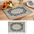 thumbnail image 6 of Southwestern Boho Placemats Set of 6 Ethnic Farmhouse Geometric Art Place Mats Indoor Wipeable Table Mats Washable Cloth Dining Table Placemats for Kitchen Holiday Party Home Decor 13x19 Inch, 6 of 9