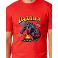 thumbnail image 4 of Men's Dadzilla Born To BBQ Patriotic Funny T-Shirt For Adults, 4 of 5