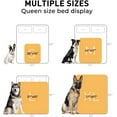 thumbnail image 5 of Waterproof Pet Blankets, Liquid Pee Proof Dog Blanket for Sofa Bed Couch, Reversible Sherpa Fleece Furniture Protector Cover for Small Medium Large Dogs Cats, Dark White King Size（100" x 85"）, 5 of 12
