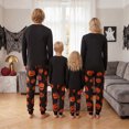 thumbnail image 3 of Nibbcoa Family Matching Halloween Pajamas, Baby Rompers/Dog Clothes/Pumpkin Print Long Sleeve Tops, 3 of 9
