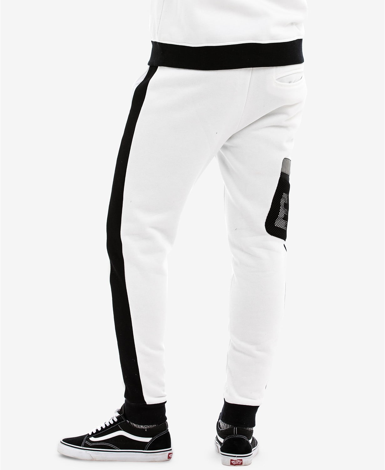Black Pyramid Men’s Space Pants, White, XX-Large