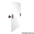 thumbnail image 4 of Frameless Rectangular Tilt Mirror with Beveled Edge in Satin Nickel, 4 of 5