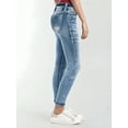 thumbnail image 4 of aPAY Jeans for Women Long Denim Slim Fit Pants Y2K Vintage Street Tight Sexy Style Regular Size, 4 of 6