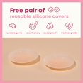 thumbnail image 7 of Boob Tape, Breast Lift Tape for Contour Lift & Fashion | Boobytape Bra Alternative of Breasts | Body Tape for Lift & Push up in All Clothing Fabric Dress Types | Waterproof Sweat Proof Bob Tape Beige, 7 of 7
