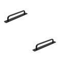 thumbnail image 4 of Scienceny manija de los muebles con tornillos de montaje perillas de hardware de aleación de aluminio tiradores de puerta de colores resistentes gabinete Negro/192 mm 2piezas Scienceny CBP384133, 4 of 5