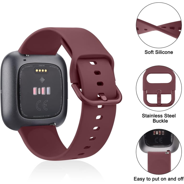 Fitbit Band For Versa/Versa 2 /Versa Lite/Versa SE Wearlizer Stainless Steel Fitbit Versa/Versa 2 /Versa Lite  main image 3