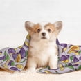 thumbnail image 4 of Yiaed Plum Print Dog Blankets-Cat Blanket Washable for Couch Protection,Puppy Blanket, Soft Plush Reversible Throw Furniture Protector-Small, 4 of 8