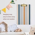 thumbnail image 7 of Coolnut Mexican Serape Blanket Stripes Clipboard, Acrylic Standard A4 Letter Size Clip Board with Low Profile Clip for Office, Classroom, Doctor, Nurse and Teacher, 12.5"x9", 7 of 7