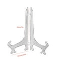 thumbnail image 3 of Maoww 6pcs Plastic Easels Plate Holders Display Dish Rack Picture Frame Photo Book Pedestal Stand, 3 of 9