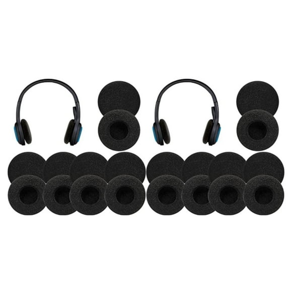 Youkk 6 Pcs Coussinets d'Oreille Durables pour Casque, Confort Sans Fin, à la Mode, Faciles à Utiliser, 2 Ensembles
