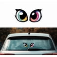 thumbnail image 4 of 1 Pair Colorful Eyes Anime Car Decal, Peeking Cute Anime Sticker for Car Window, Bumper, Laptop, Kawaii Otaku JDM Manga Aesthetic Vinyl, Waterproof & UV Resistant Car Accessory (2Pcs), 4 of 7