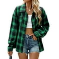 thumbnail image 2 of plaid shirts for women, 2 of 9