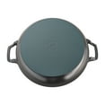 thumbnail image 6 of Staub Cast Iron Braiser with Glass Lid, Dutch Oven, 3.5-quart, serves 3-4, Made in France, Matte Black, 6 of 10
