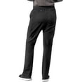 thumbnail image 2 of Adar Addition Scrubs for Men - Slim Leg Cargo Drawstring Scrub Pants - A6106 - Black - M, 2 of 8