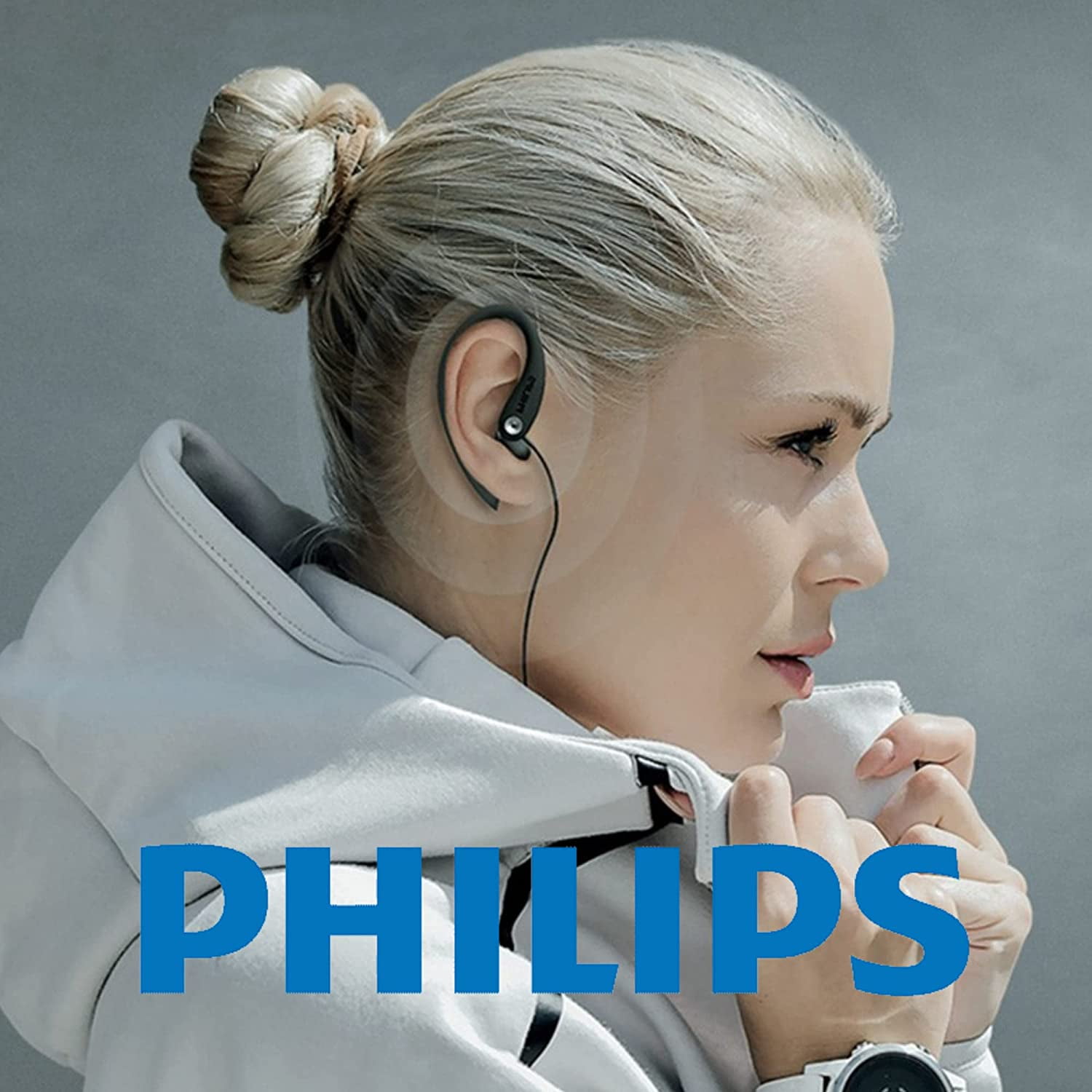 Philips in-Ear Sport Headphones W Mic (SHS3305WHT/27) White