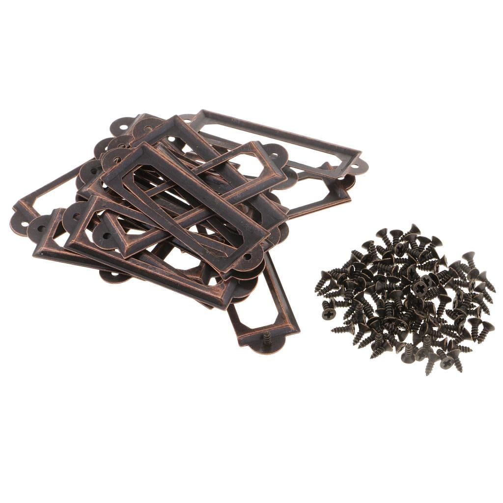 20 Sets Holder Filing Label Holders Name Tag Card Holder Frames