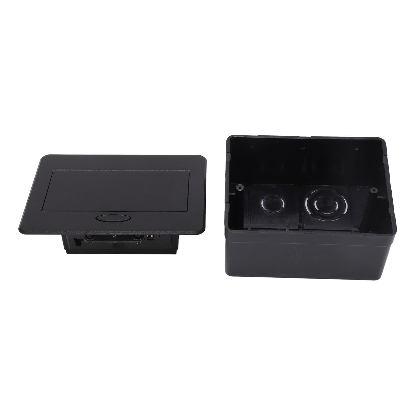 Table Power Strip, Table Outlet 2 USB Ports 13A PC Bottom Box 250V