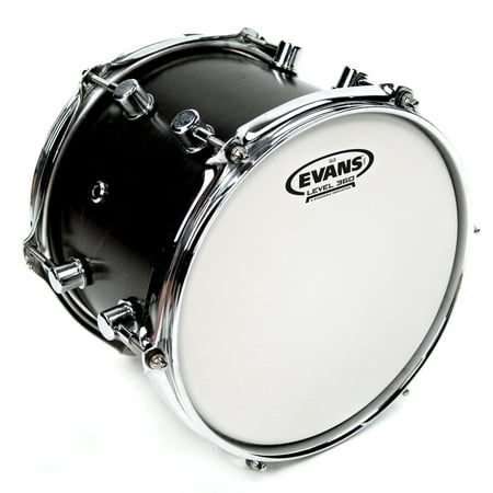 Ambassador Coated White Drum Head - Evans G2 Coated Drum Head, 12 Inch