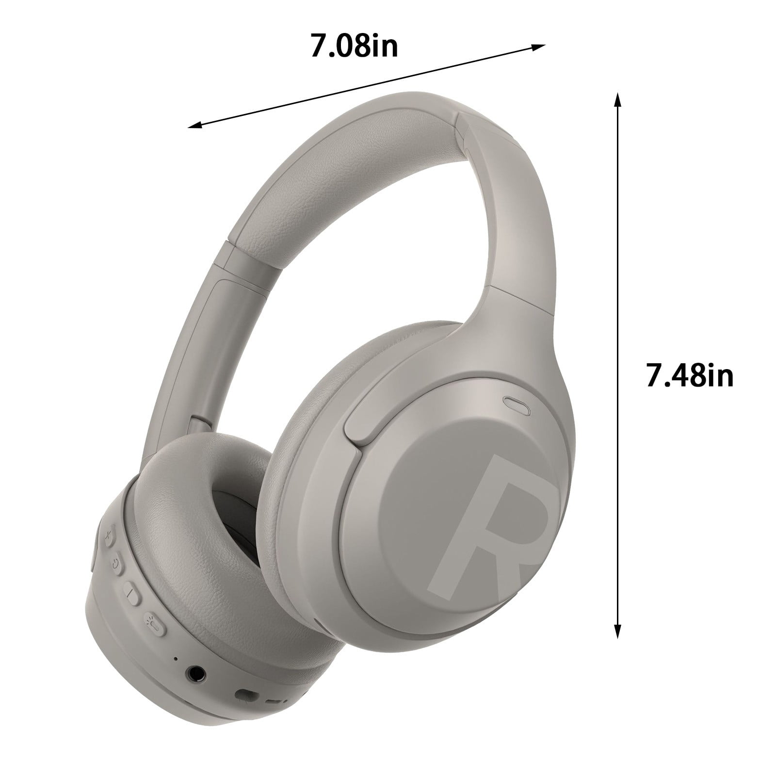 RBCKVXZ Bluetooth Headphones Earphone Wireless Headphones Stereo Bluetooth 5.0 Foldable Sport Earphone 500mAh Microphone Gaming Headset Birthday Gifts on Clearance, Gray