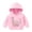Pink, variant on Asxite Toddler Tops Long Sleeve Print Hoodie Casual Loose Fall Winter 2-7 Y