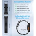 thumbnail image 2 of Correa de reloj MoKo Ocean Band compatible con Apple Watch Ultra 2, 2 of 9