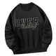 thumbnail image 4 of Sudadera con cuello redondo para mujer, ropa deportiva informal negra para viajes de vacaciones de primavera XL Yuyangstore sudadera para mujer, 4 of 8
