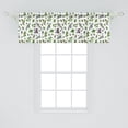 thumbnail image 2 of Ambesonne Mint Window Valance, Culinary Herbs Cooking Items, 54" X 18", Olive Green Plum White, 2 of 3