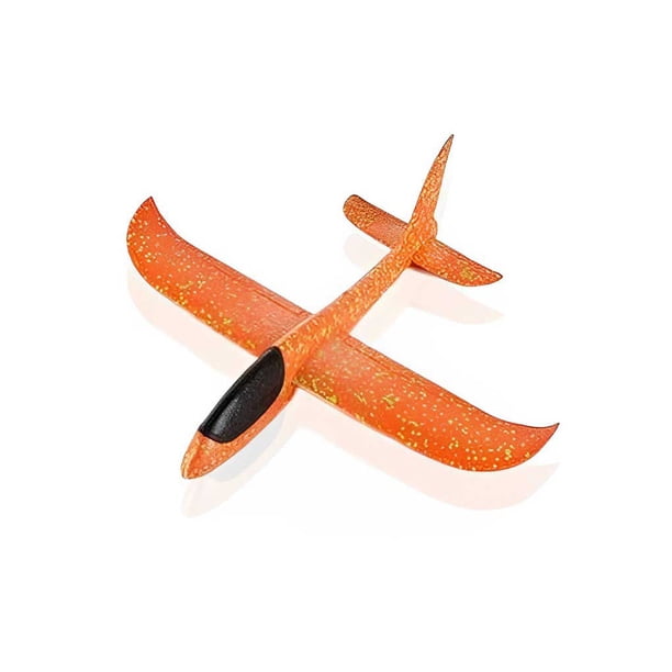 Eigraketly Avión de lanzamiento manual EPP de 48cm, lanzamiento al aire libre, avión inercial, empenaje para niños, modelo volador, juguete para niños, Artesanía color al azar Eigraketly WJ1827-00B