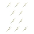thumbnail image 3 of Injueey Bayas de Navidad Espuma decorativa Festival de vacaciones artificiales Recogida de ambientes de Navidad Decoración al aire libre Cono Oro 10piezas, 3 of 6
