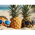 thumbnail image 4 of Pineapple Themed Tropical Background Party Banner Backdrop Decorations for Beach Parties Summer Celebrations Poolside Events Vacation Photoshoots, 4 of 8
