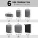 thumbnail image 3 of 2025 Latest Model 3/6 Pieces Portable Lightweight Luggage Bags Compression, 3 of 5