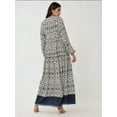 thumbnail image 6 of Printed Maxi Dress with Shirt Collar, 6 of 6