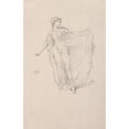 thumbnail image 3 of James Abbott McNeill Whistler 11x14 Black Modern Framed Museum Art Print Titled - The Dancing Girl (1890), 3 of 5