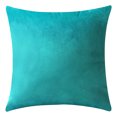 thumbnail image 1 of Coofit Housse de Coussin en Velours Simple Mode Confortable Taie d'Oreiller Carrée, 1 of 10