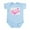 Sky Blue, variant on CafePress - Colombian Princess Infant Bodysuit - Baby Light Bodysuit, Size Newborn - 24 Months