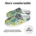 thumbnail image 6 of Fotbe Shell Clam Pattern Women's Fuzzy Curly Fur Memory Foam Loafer Slippers Indoor Outdoor Slippers Winter Home Shoes-37/38, 6 of 7