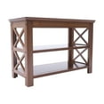 thumbnail image 4 of Modern Shoe Bench Entryway Storage Bamboo Coffee Shelf Rack Hallway Furniture, 4 of 9