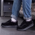 thumbnail image 2 of Zapatos de invierno Fitville, botas para hombre, zapatos de casa de algodón de felpa, zapatos anchos y gruesos cálidos, zapatos ligeros antideslizantes de un solo paso a prueba de frío, 2 of 5